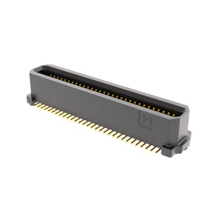 HARWIN FLECTO Series Vertical Surface PCB Header, 60 Contact(s), 0.635 mm Pitch, 2 Row(s), Shrouded [F20-10006045R]; 288-573