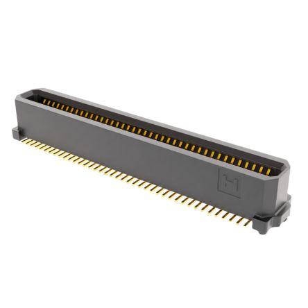 HARWIN FLECTO Series Vertical Surface PCB Header, 80 Contact(s), 0.635 mm Pitch, 2 Row(s), Shrouded [F20-10008045R]; 288-576