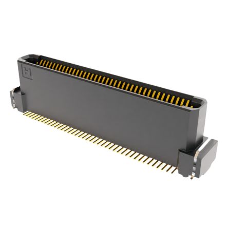 HARWIN FLECTO Series Vertical Surface PCB Header, 80 Contact(s), 0.635 mm Pitch, 2 Row(s), Shrouded [F20-10108045R]; 288-582