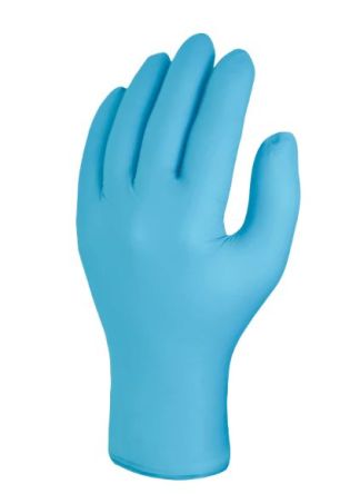 Skytec TX424 Blue Powder-Free Nitrile Disposable Gloves, Size 11, 90Pairs per Pack [SKG00424DL]; 289-009