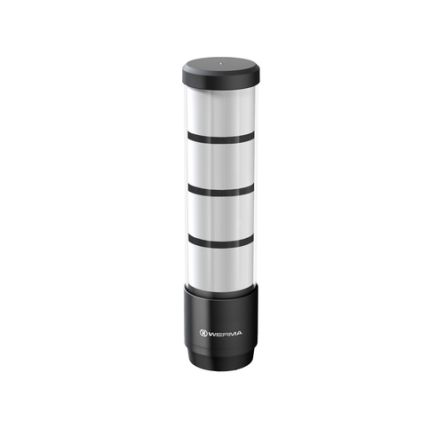 Werma RST 56 Series Blue, Green, Red, Yellow Signal Tower, 4 Lights, 24 V, Base Mounting [686.480.05]; 289-069