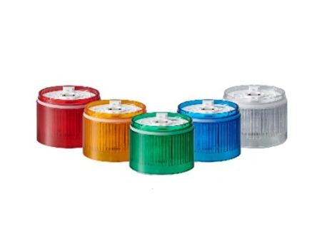 Patlite LR10-E Series Green Light Module for Use with Signal Tower, 24 V dc, LED Bulb, DC, IP69K [LR10-E-G]; 291-768