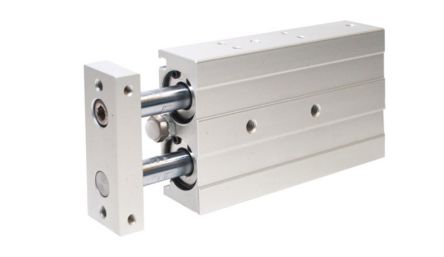 RS PRO Pneumatic Guided Cylinder - 25mm Bore, 50mm Stroke, Double Acting [0]; 291-882