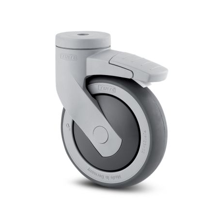 Tente Braked Swivel Castor Wheel, 100kg Capacity, 100mm Wheel [5377 PJP 100/32 P30-13]; 292-251