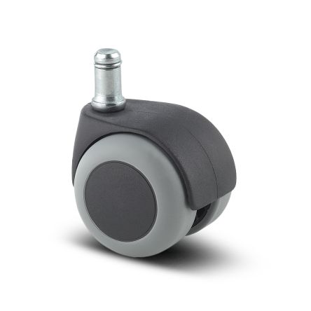 Tente Swivel Castor Wheel, 40kg Capacity, 50mm Wheel [AA20 PJI 050 B10-11X20 NOIR]; 292-254