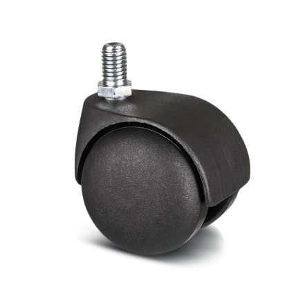 Tente Swivel Castor Wheel, 10kg Capacity, 50mm Wheel [AA20 POI 050 S70-10X15 NOIR]; 292-277