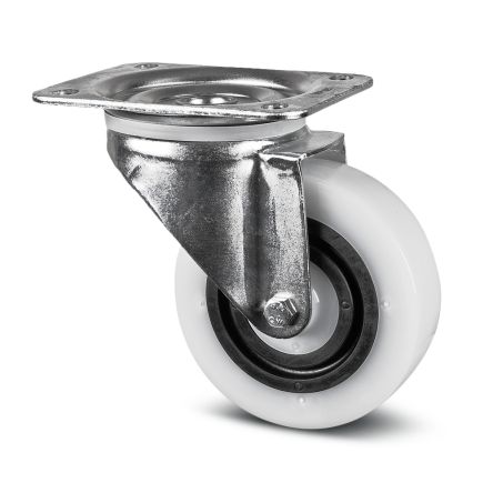 Tente Swivel Castor Wheel, 200kg Capacity, 125mm Wheel [3470 HUR 125/36 P62 NOIR]; 292-383
