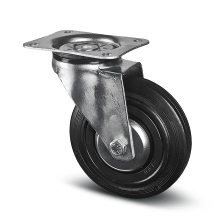 Tente Swivel Castor Wheel, 70kg Capacity, 80mm Wheel [3370 PVH 080/35 P62]; 292-407