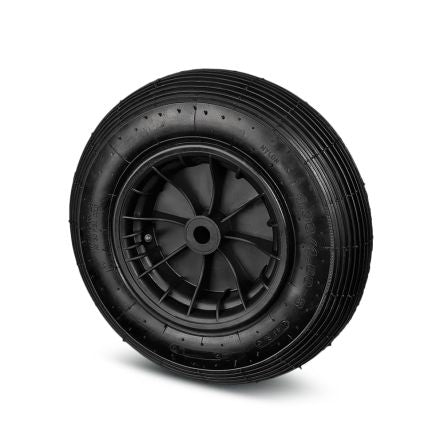 Tente Black Polypropylene Plain Bearing Trolley Wheel, 140kg [PPO 400-D20 LM74 4PR NOIR]; 292-431