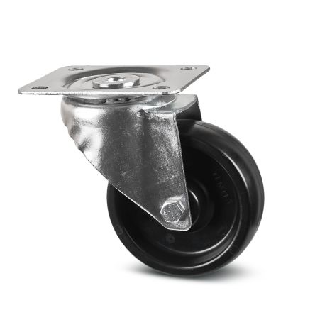 Tente Swivel Castor Wheel, 100kg Capacity, 80mm Wheel [3370 BOG 080/35 P62]; 292-479