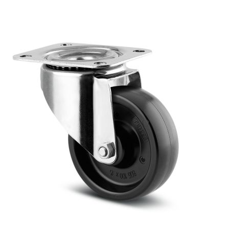 Tente Swivel Castor Wheel, 100kg Capacity, 80mm Wheel [8370 BOG 080/35 P62]; 292-481