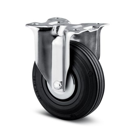 Tente Fixed Castor Wheel, 205kg Capacity, 200mm Wheel [3478 PVJ 200/50 P63]; 292-629