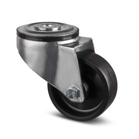 Tente Swivel Castor Wheel, 70kg Capacity, 100mm Wheel [3370 POR 100/36 P30-13 NOIR]; 292-645
