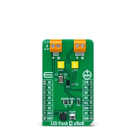 MikroElektronika MIKROE-6282, High Current LED Driver From Ams OSRAM LED Driver LED Driver for AS1170 for Applications [MIKROE-6282]; 296-151
