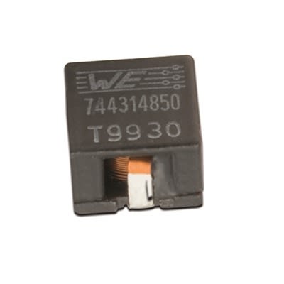 Wurth, WE-HCI, 7050 Shielded Wire-wound SMD Inductor with a Polystyrene Core, 470 nH ±20% Flat Wire Winding 18A Idc [744314047]; 296-192