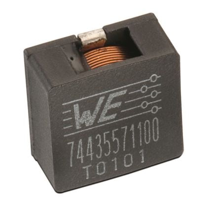 Wurth, WE-HCI, 1890 Shielded Wire-wound SMD Inductor with a Polystyrene Core, 5.6 μH ±20% Flat Wire Winding 25A Idc [7443557560]; 296-227