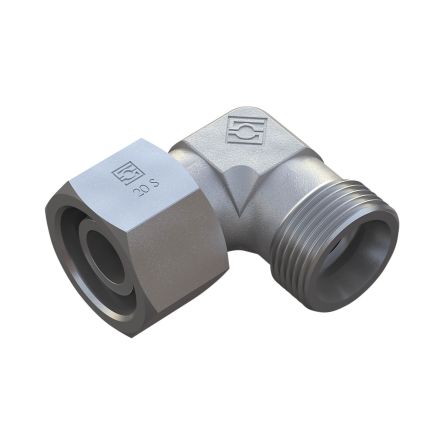 Stauff Hydraulic Male Stud, FI-EWD-12L-V-W3-DKO [FI-EWD-12L-V-W3-DKO]; 296-388