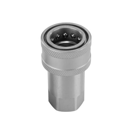 Stauff Steel Female Hydraulic Quick Connect Coupling, G 1/2 Female [QRC-IA-12-F-G08-BT-W3AA]; 296-503