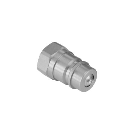 Stauff Steel Male Hydraulic Quick Connect Coupling, G 1/2 Male [QRC-IA-12-M-G08-B-W3AA]; 296-505