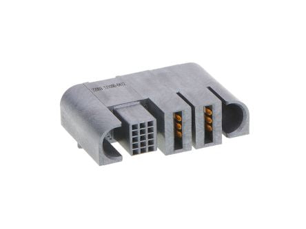 Molex EXTreme Series Right Angle Through Hole Mount PCB Socket, 17-Contact, 5-Row, 8mm Pitch, Through Hole Termination [1710908412]; 296-924