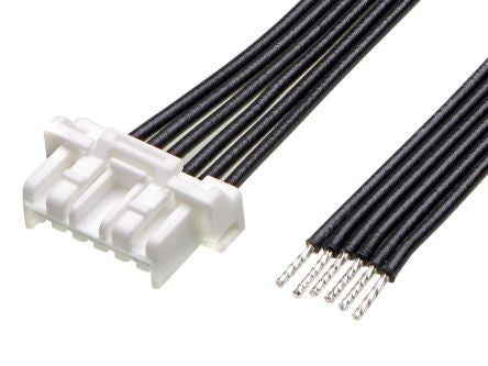 Molex 6 Way Male CLIK-Mate to 6 Way Wire to Board Cable, 600mm [2219591064]; 296-960