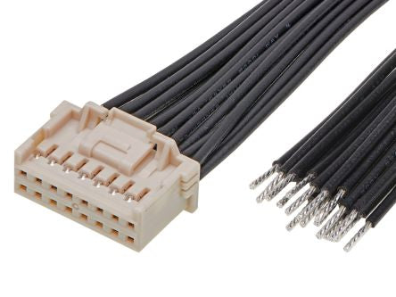 Molex 16 Way Male iGrid to 16 Way Wire to Board Cable, 100mm [2219561161]; 297-007