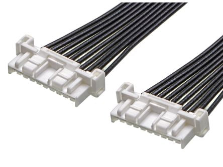 Molex 10 Way Male CLIK-Mate to 10 Way Male CLIK-Mate Wire to Board Cable, 600mm [2219581104]; 297-034