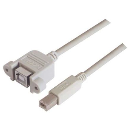 L-Com USB 2.0, Male USB to Male USB B, 500mm [UPMBB-05M]; 297-092