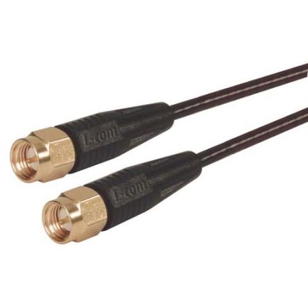 L-Com CC174 Series Male SMA to Male SMA, 4ft, RG174 Coaxial, Terminated [CC174S-4]; 297-133