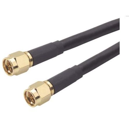 L-Com CCS58 Series Male SMA to Male SMA, 10ft, RG58C Coaxial, Terminated50 ohms [CCS58A-10]; 297-141