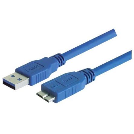 L-Com USB 3.0, Male USB to Male USB B, 1m [CAU3AMICB-1M]; 297-163