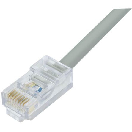 L-ComTRD, 3.05m Cat5e, Grey RJ45 to Male RJ45 Male, Unshielded Unshielded, Terminated PVC Sheath [TRD450CR-10]; 297-214