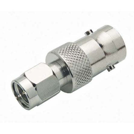 L-Com Straight Coaxial Adapter SMA Plug to BNC Socket [BA29]; 297-230