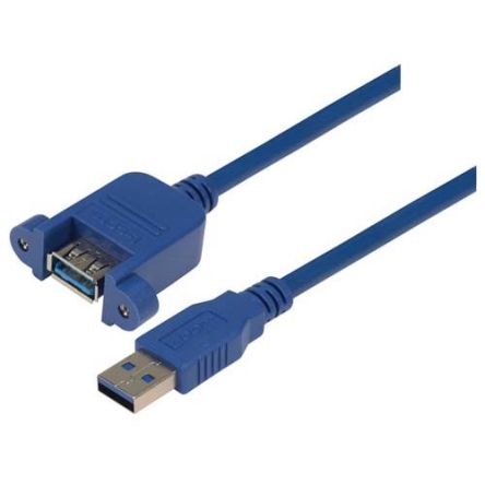 L-Com USB 3.0, Male USB to Male USB A, 2m [UPMAA-30-2M]; 297-274