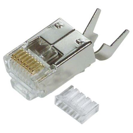 L-Com TDS Series Plug RJ Connector, Plug-In Straight 1 Port 1 -Way [TDS8PC5]; 297-288