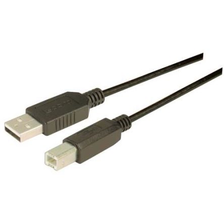 L-Com USB 2.0, Male USB to Male USB B, 2m [CGU2AB-2M]; 297-315