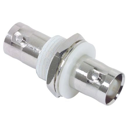 L-Com Straight Coaxial Adapter BNC Plug to Bulkhead [BA1089]; 297-357