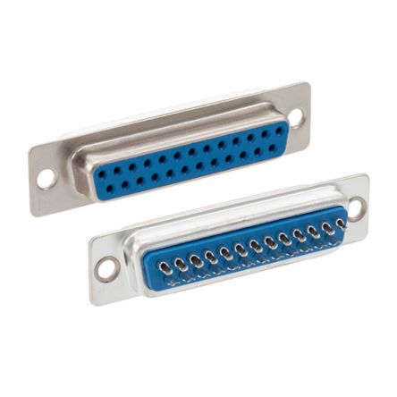 L-Com SD25 25 Way Screw D-sub Connector Socket, 2.77mm Pitch, with Jack Screw [SD25S]; 297-366