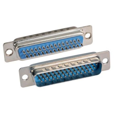 L-Com SDH 44 Way Screw D-sub Connector Plug, 2.3mm Pitch, with Jack Screw [SDH44P]; 297-379