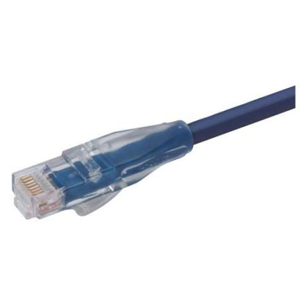 L-ComTRD, 3ft Cat5e, Blue RJ45 to Male RJ45 Male Unshielded, Terminated PVC Sheath [TRD815BL-3]; 297-387