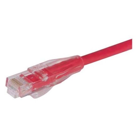 L-ComTRD, 2m Cat6, Red RJ45 to Male RJ45 Male Unshielded, Terminated PVC Sheath [TRD695R-2]; 297-479