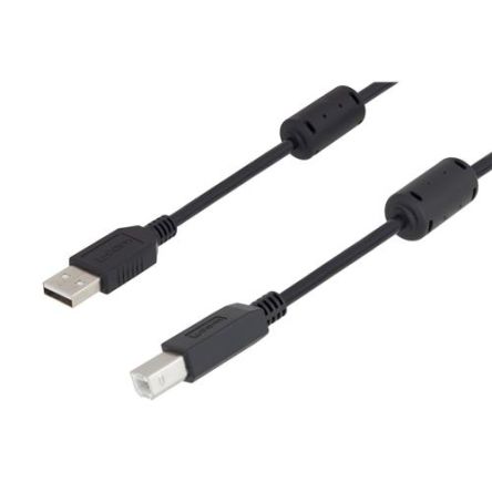 L-Com USB 2.0, Male USB A to Male USB B, 3m [U2A00002-3M]; 297-514