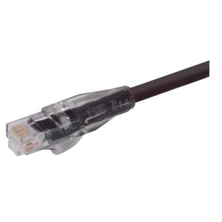L-ComTRD, 2m Cat6, Black RJ45 to Male RJ45 Male, Unshielded Unshielded, Terminated PVC Sheath [TRD695BLK-2]; 297-558