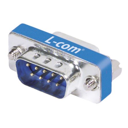 L-Com D Sub Adapter Male 9 Way D-Sub to Male 9 Way D-Sub [DGB9M]; 297-599