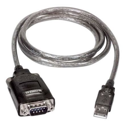 L-Com USB 2.0, Male USB A to Male DB9, 1.1m [UMC-201]; 297-632