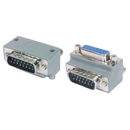 L-Com D Sub Adapter Male 15 Way D-Sub to Female 15 Way D-Sub [DG9015MF3]; 297-659
