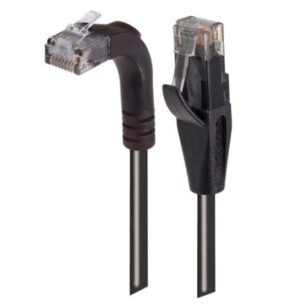 L-ComTRD, 30ft Cat6, Black RJ45 to Male RJ45 Male, Unshielded Unshielded, Terminated PVC Sheath [TRD695RA2BLK-30]; 297-684