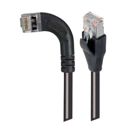 L-ComTRD, 3m Cat5e, Black RJ45 to Male RJ45 Male, Copper Braid Shielded, Terminated PVC Sheath [TRD815SRA6BLK-3]; 297-693