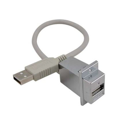 L-Com USB 2.0, Male USB to Male USB A, 36in [AL-ECF504-AA36]; 297-713