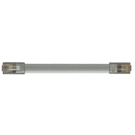 L-Com TDC Series Flat Ribbon Cable, 1ft Length, RJ45 to RJ45 [TDC053-1]; 297-720
